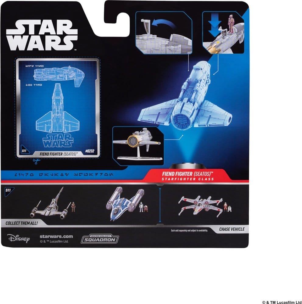 Star Wars Véhicule Moyen Fiend Fighter with Star Navigator 13 cm
