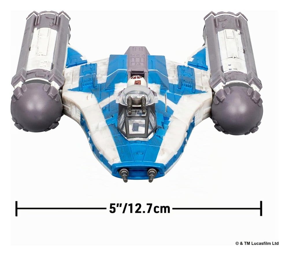Star Wars Véhicule Moyen BTL-B Y-wing Starfighter with Clone Captain Rex 13 cm