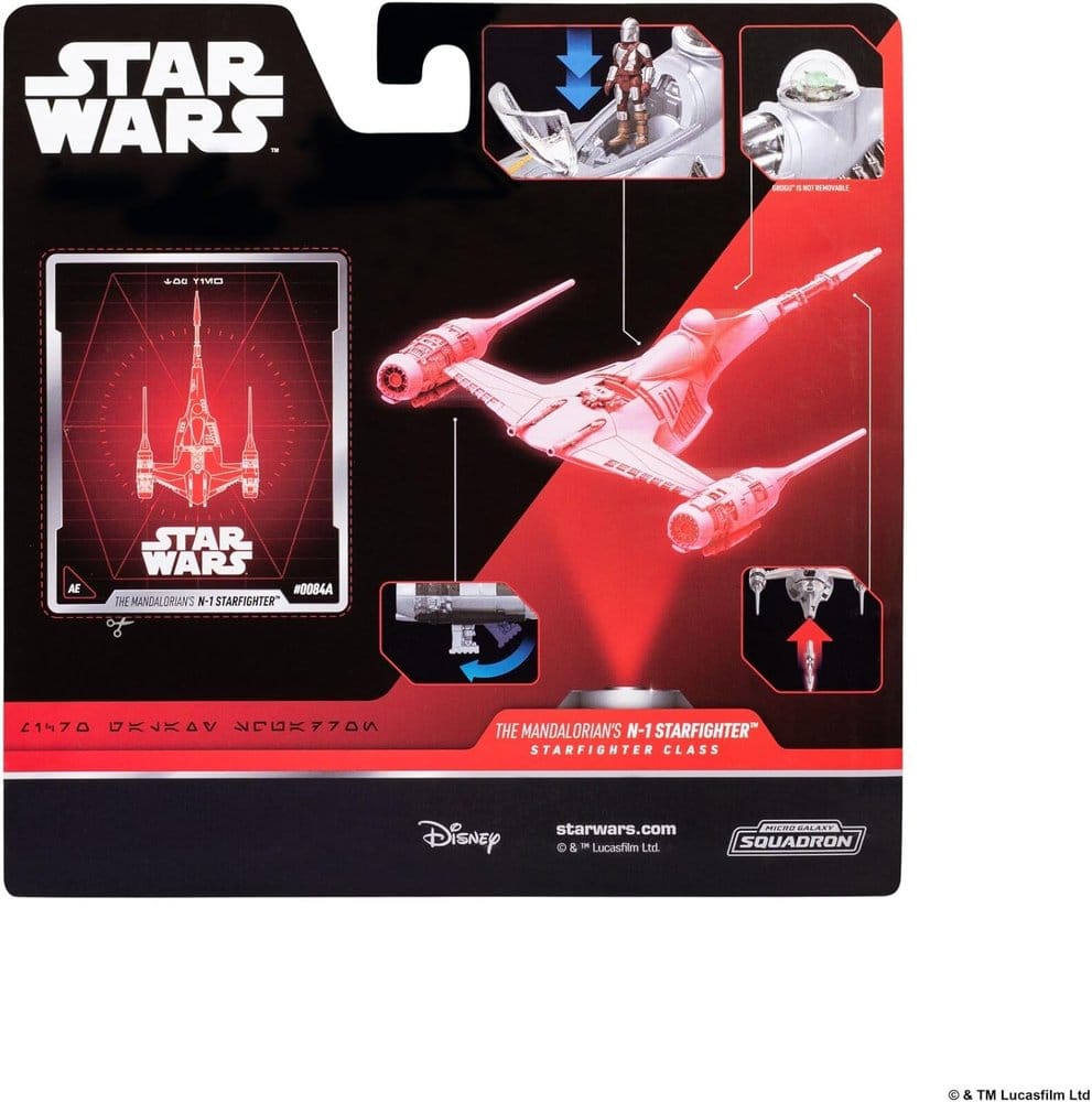 Star Wars Véhicule Moyen N1 with Mando 13 cm