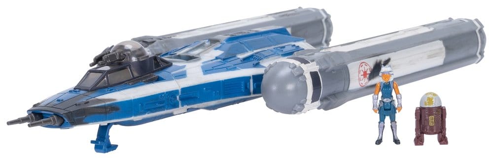 Star Wars véhicule Moyen & figurine set BTL-B Y-wing & Ahsoka & R7-A7