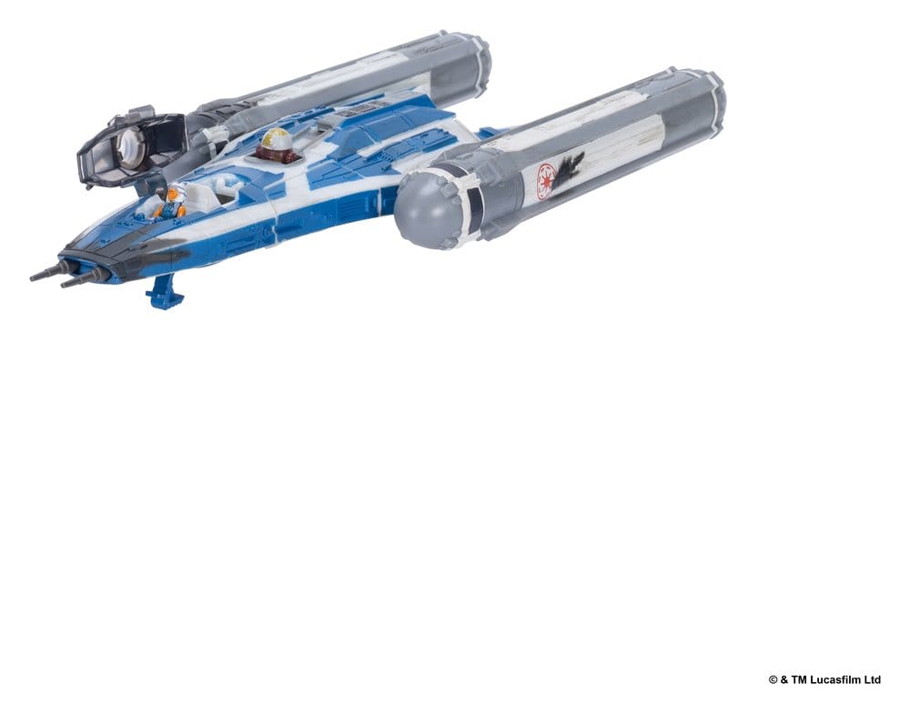 Star Wars véhicule Moyen & figurine set BTL-B Y-wing & Ahsoka & R7-A7