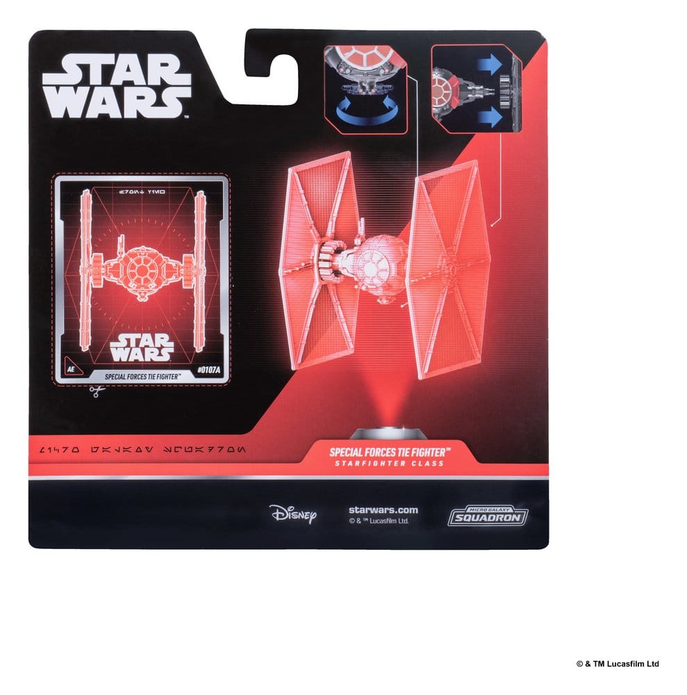 Star Wars Véhicule Moyen & Figurine set Chasseur TIE des Forces Spéciales & Pilote de Chasseur TIE du Premier Ordre (Édition Armada)
