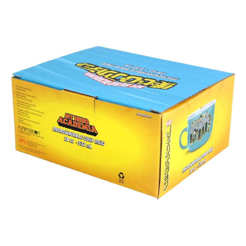 My Hero Academia Bol Ramen avec couvercle et anse UA 532 ml