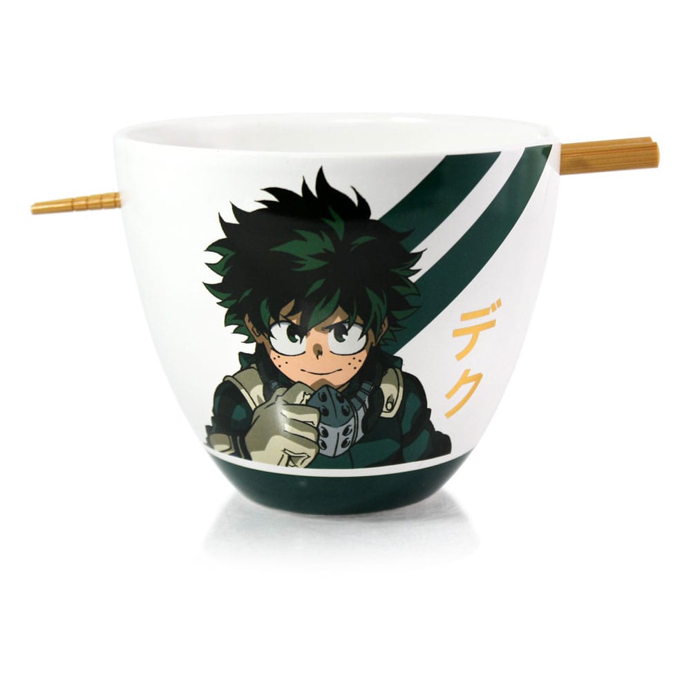 My Hero Academia bol à ramen avec baguettes Izuku Midoriya 473 ml