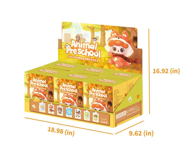 QKid: Animal Preschool Series Blind Box Figurine 18 cm Display (6)