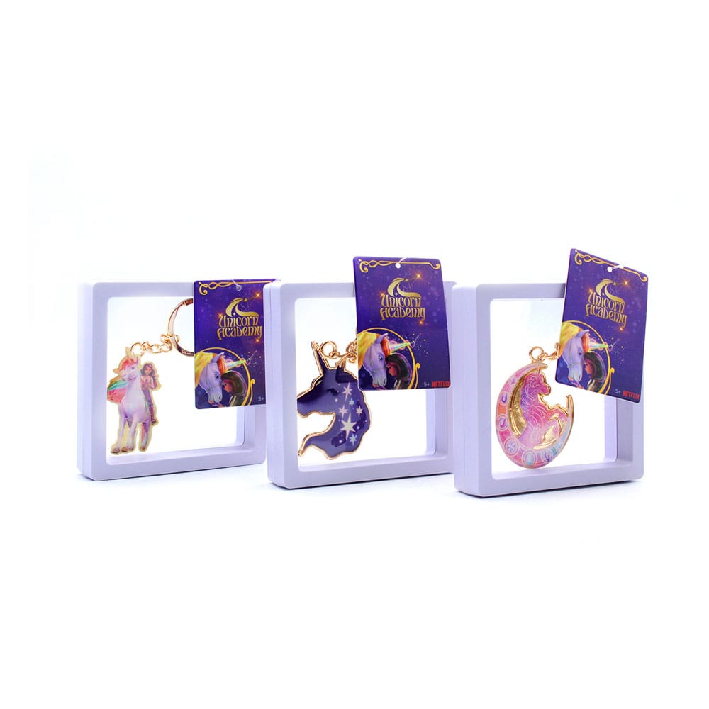 Unicorn Academy assortiment porte-clés métal (12)