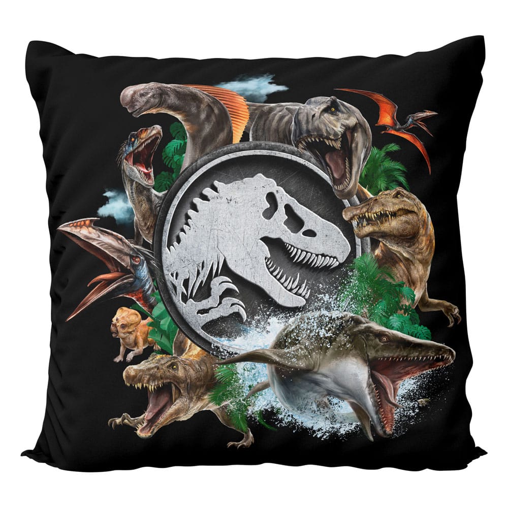 Jurassic World coussin 36 x 36 cm