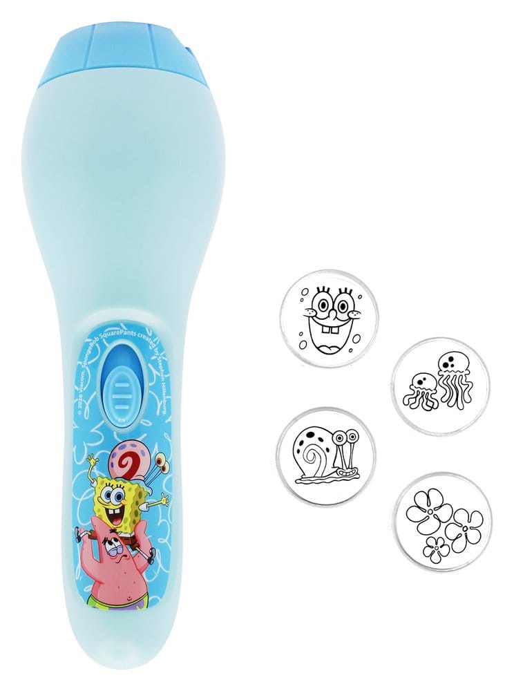 Spongebob Lampe de Poche à Projection avec 4 Motifs