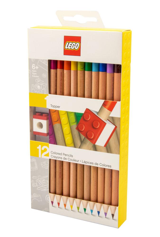LEGO pack 12 crayons de couleur Topper