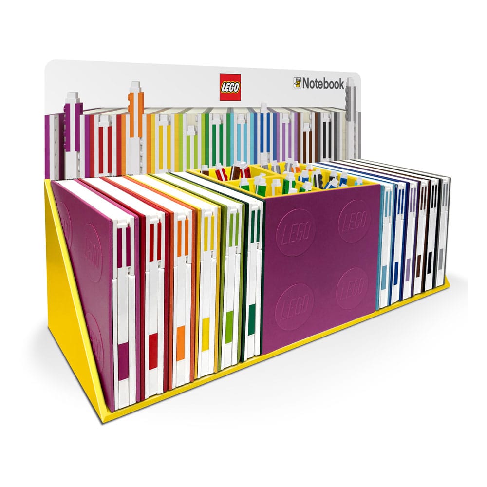 LEGO présentoir stylos à bille à encre gel & cahier avec stylo