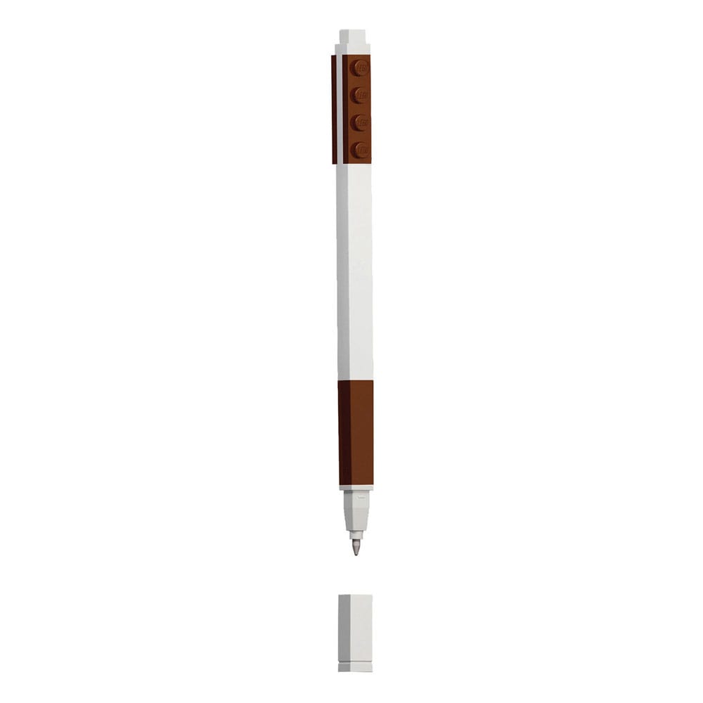 LEGO stylo à bille à encre gel Marron