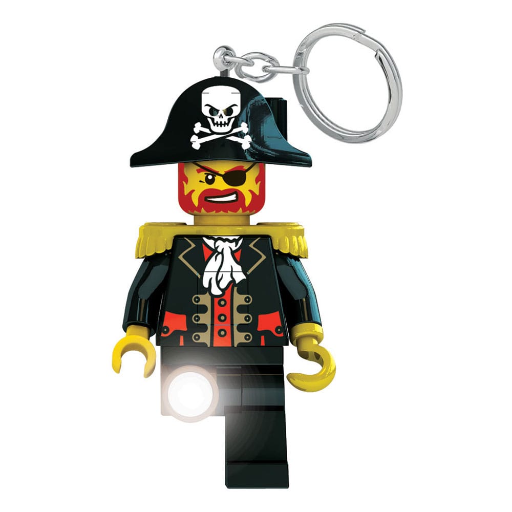 LEGO Iconic porte-clés lumineux Captain Brickbeard 8 cm