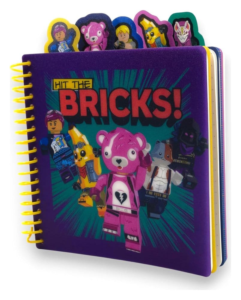 Lego Fortnite Carnet avec Onglets