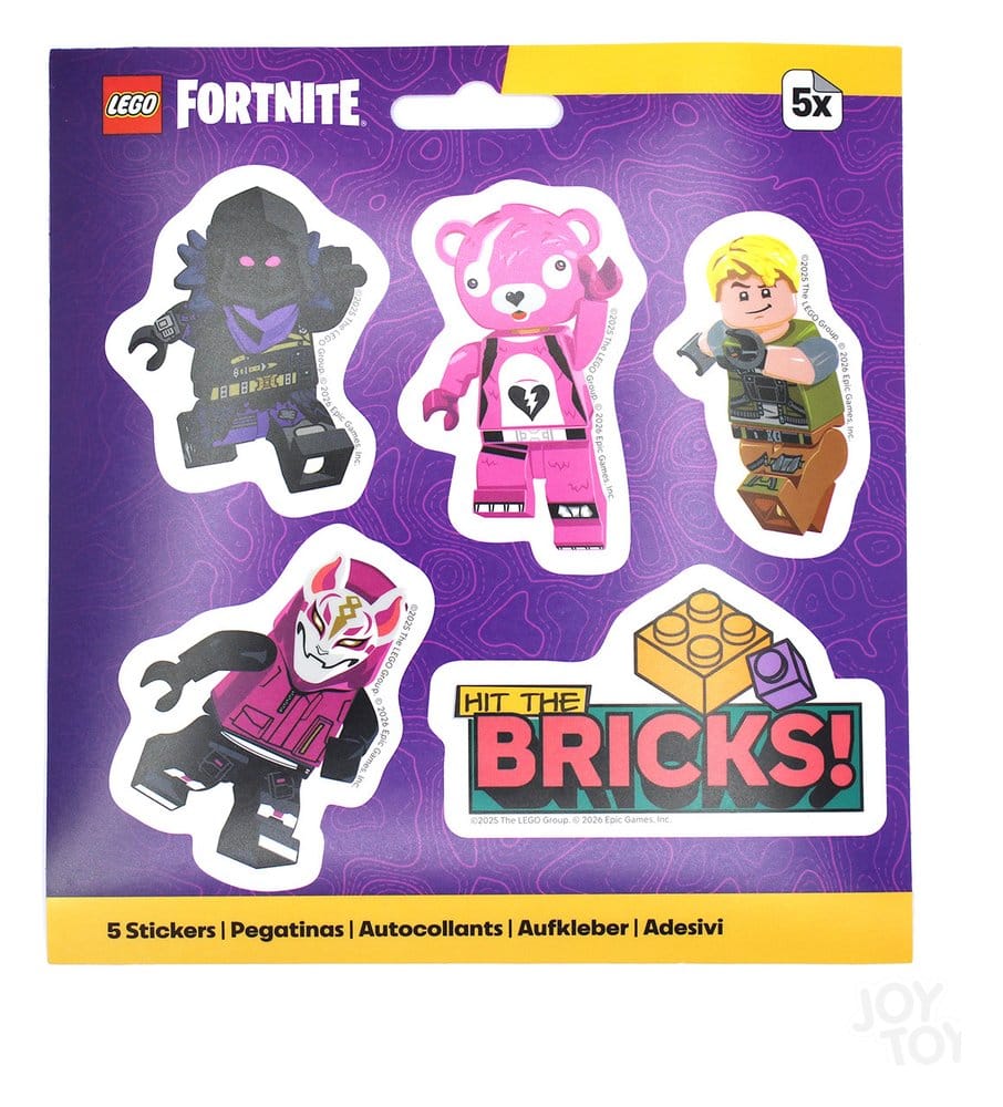 Lego Fortnite Set de Stickers Hit The Bricks (5)
