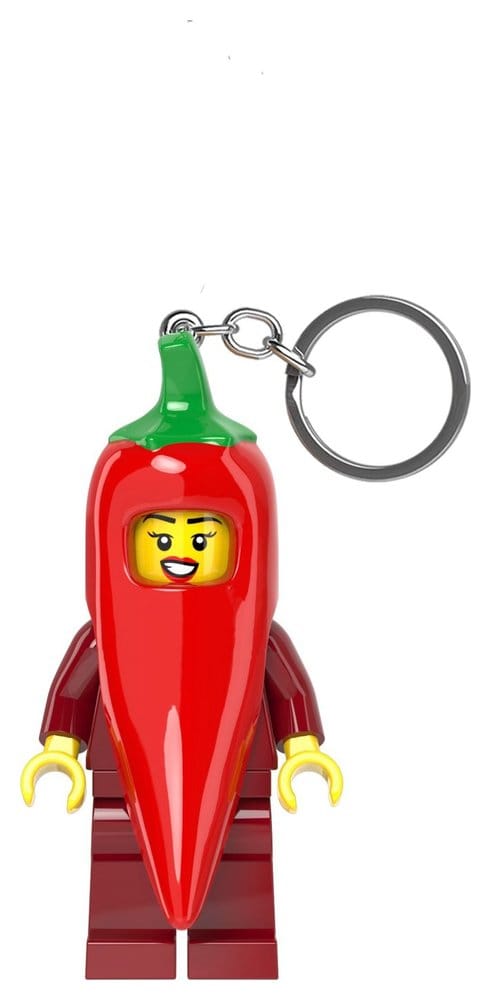 Lego figurine mini porte-clés lumineux Costume de Piment