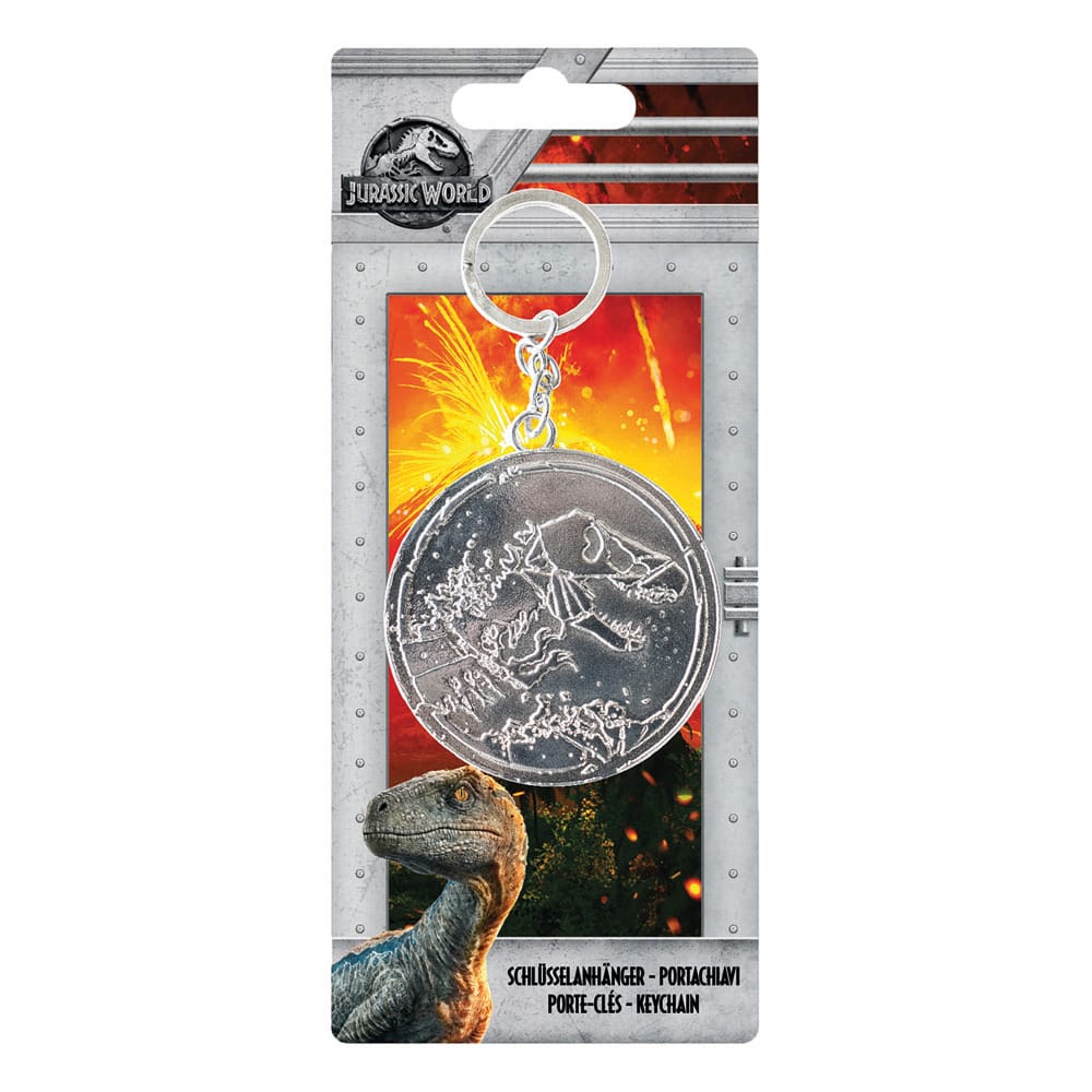 Jurassic World porte-clés métal T-Rex