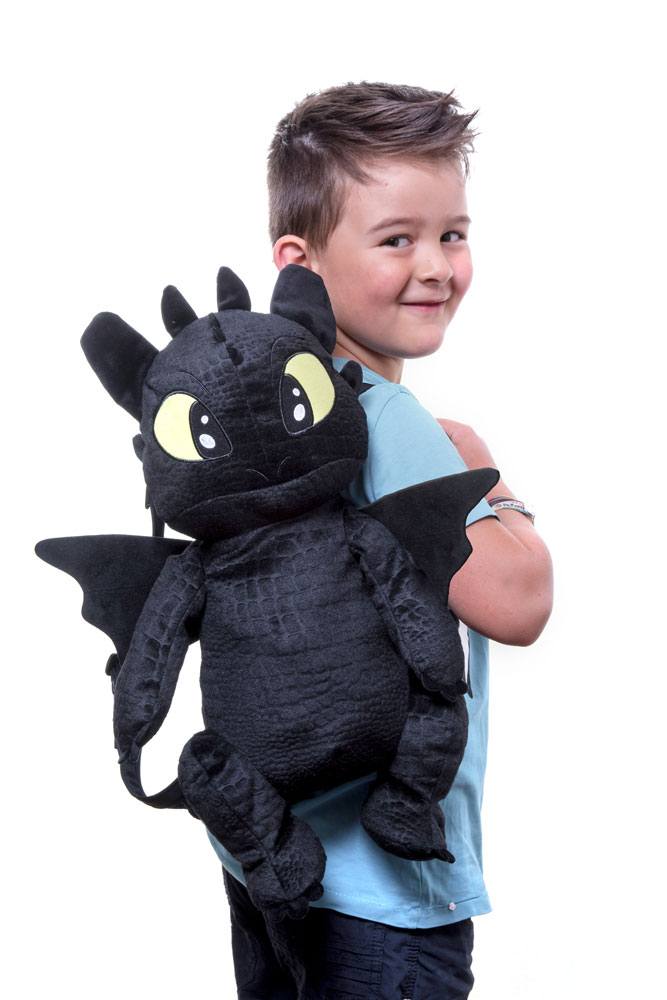 Dragons 3 sac à dos peluche Toothless