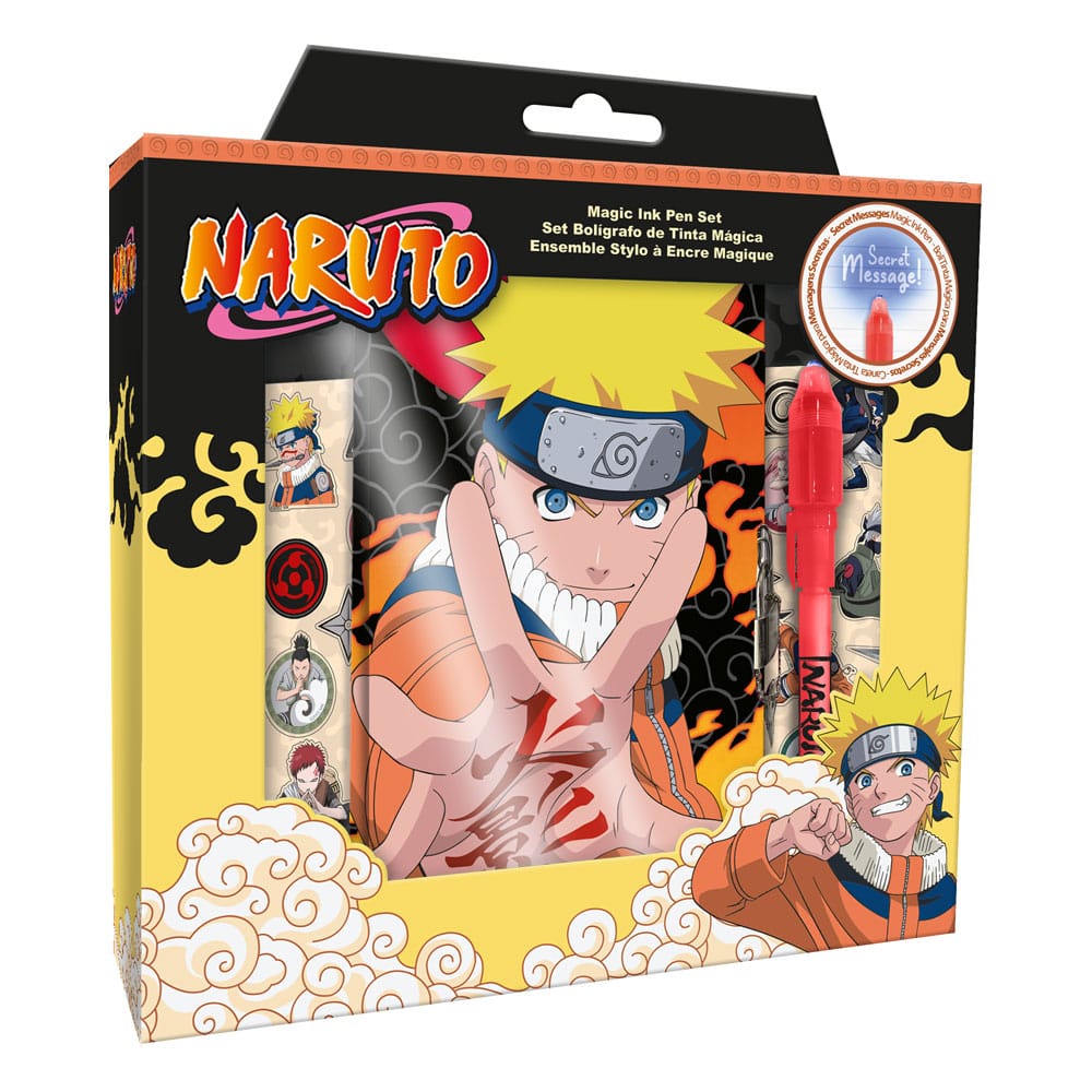 Naruto set de journal intime avec cadenas