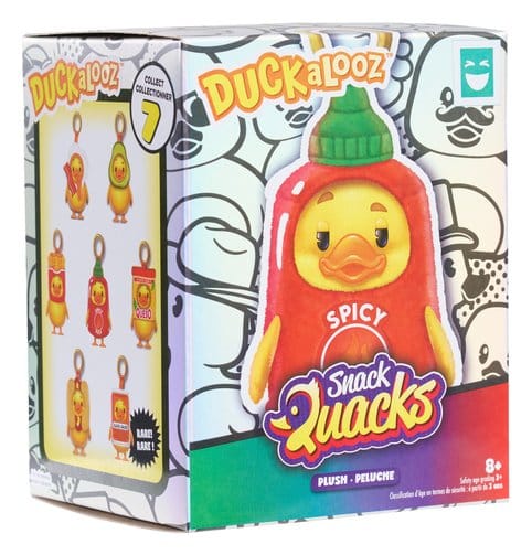 Duckalooz Happy Haul clip-on blind box peluche Snack Quack (8)