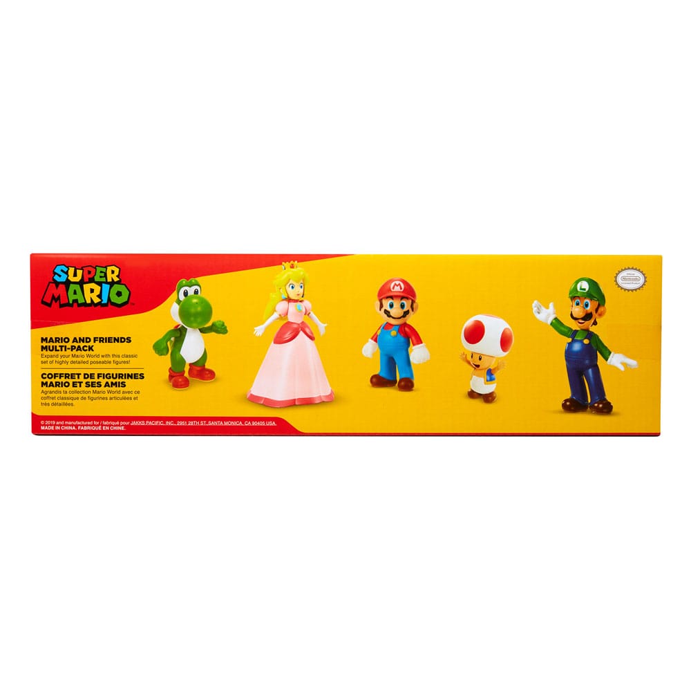 World of Nintendo Super Mario & Friends Figurines coffret 5 pièces Exclusive
