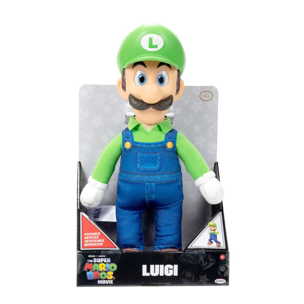 Super Mario Bros. le film peluche Luigi 30 cm