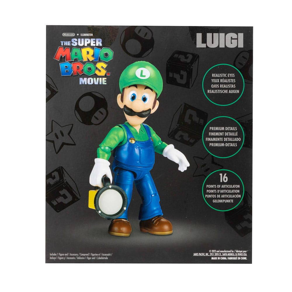 Super Mario Bros. le film figurine Luigi 13 cm