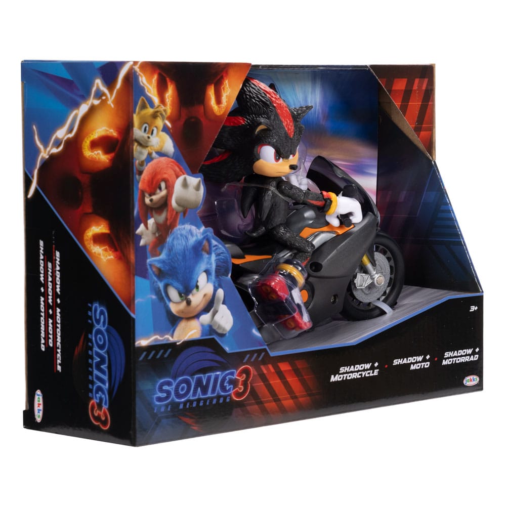 Sonic - The Hedgehog Movie 3 figurine avec véhicule 13 cm