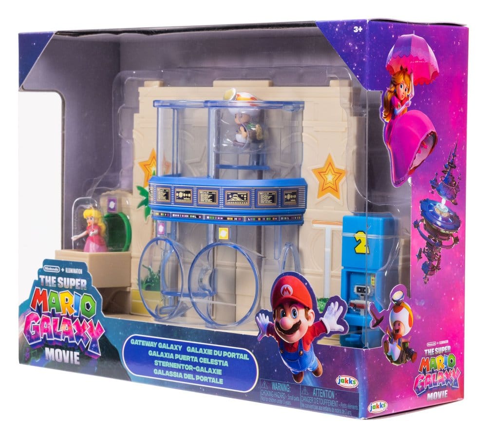 Super Mario Galaxy, le film diorama avec 2 minifigurines Galaxie du Portail