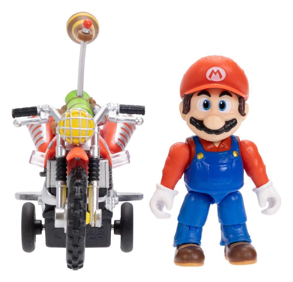 Super Mario Galaxy, le film figurine avec Moto à Rétrofriction Mario 6 cm