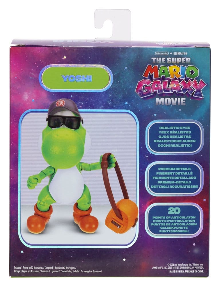 Super Mario Galaxy, le film figurine Yoshi 13 cm