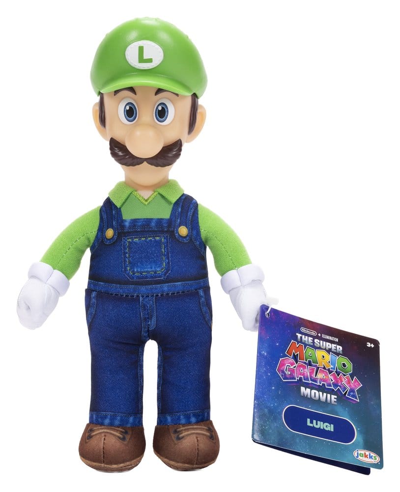 Super Mario Galaxy, le film Figurine en peluche Luigi 23 cm