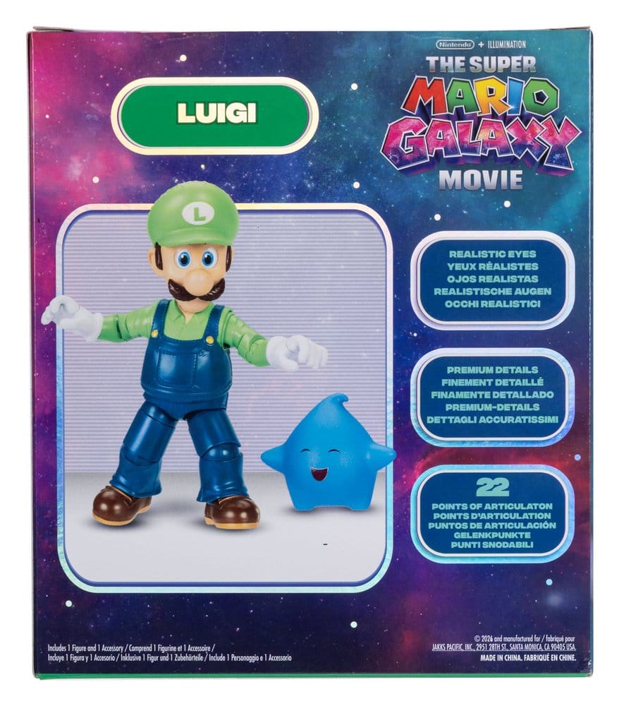 Super Mario Galaxy, le film figurine Luigi 13 cm
