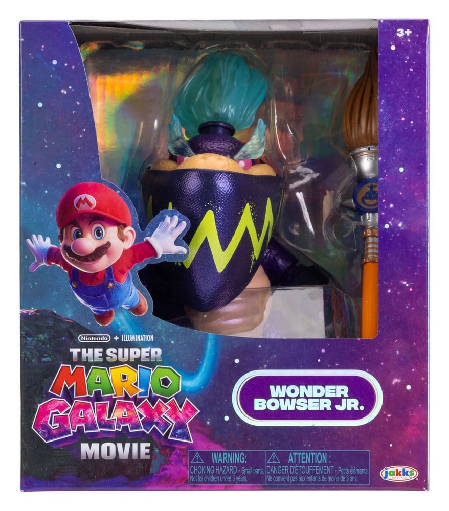 Super Mario Galaxy, le film figurine Wonder Bowser Jr. 13 cm