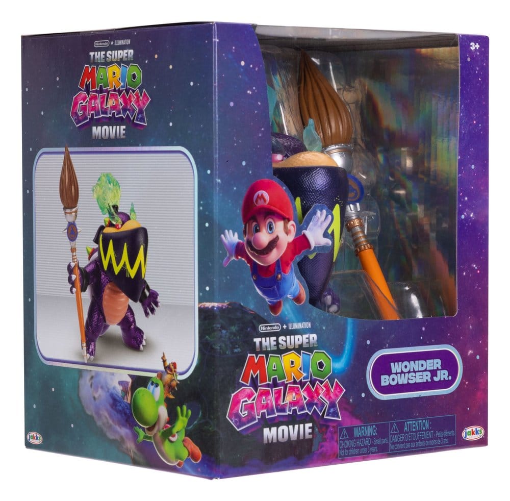 Super Mario Galaxy, le film figurine Wonder Bowser Jr. 13 cm