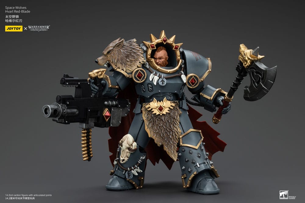 Warhammer The Horus Heresy figurine 1/18 Space Wolves Hvarl Red-Blade 14 cm