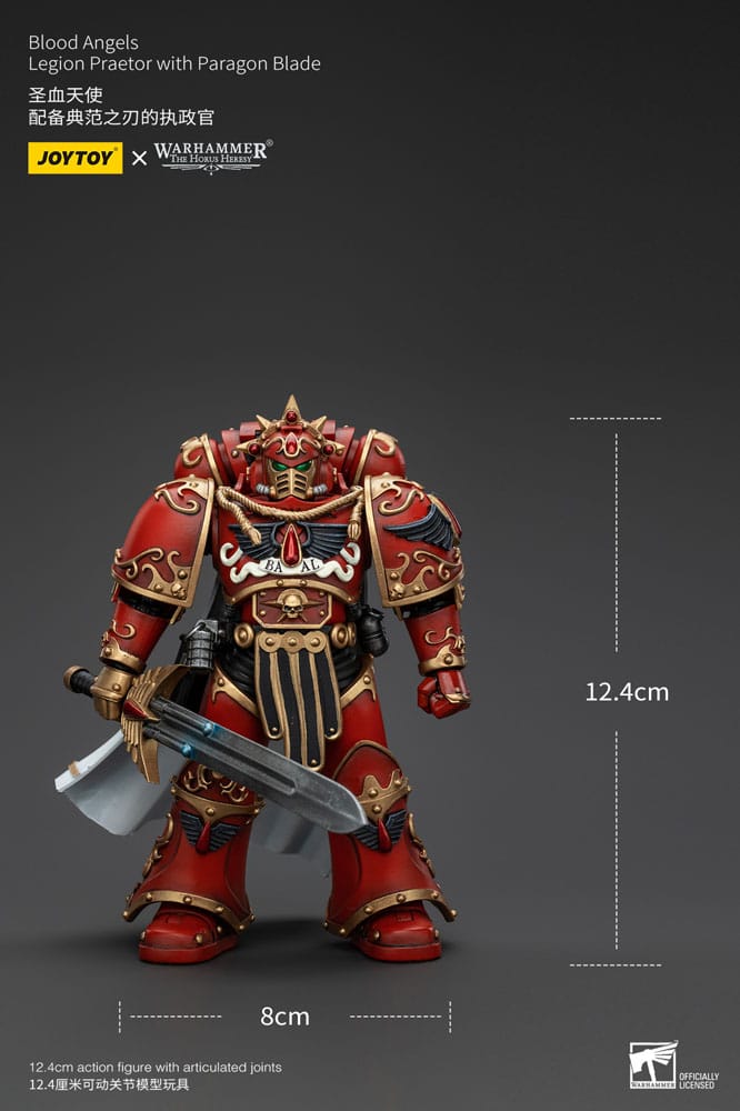Warhammer The Horus Heresy figurine 1/18 Blood Angels Legion Praetor with Paragon Blade 13 cm