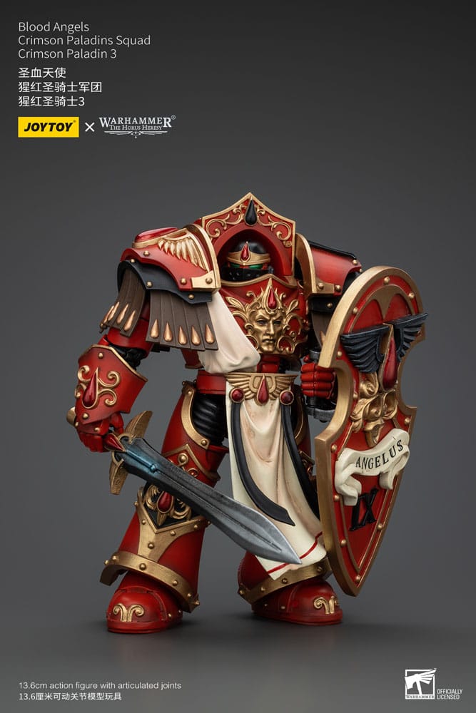 Warhammer The Horus Heresy figurine 1/18 Blood Angels Crimson Paladins Squad Crimson Paladin 3 14 cm
