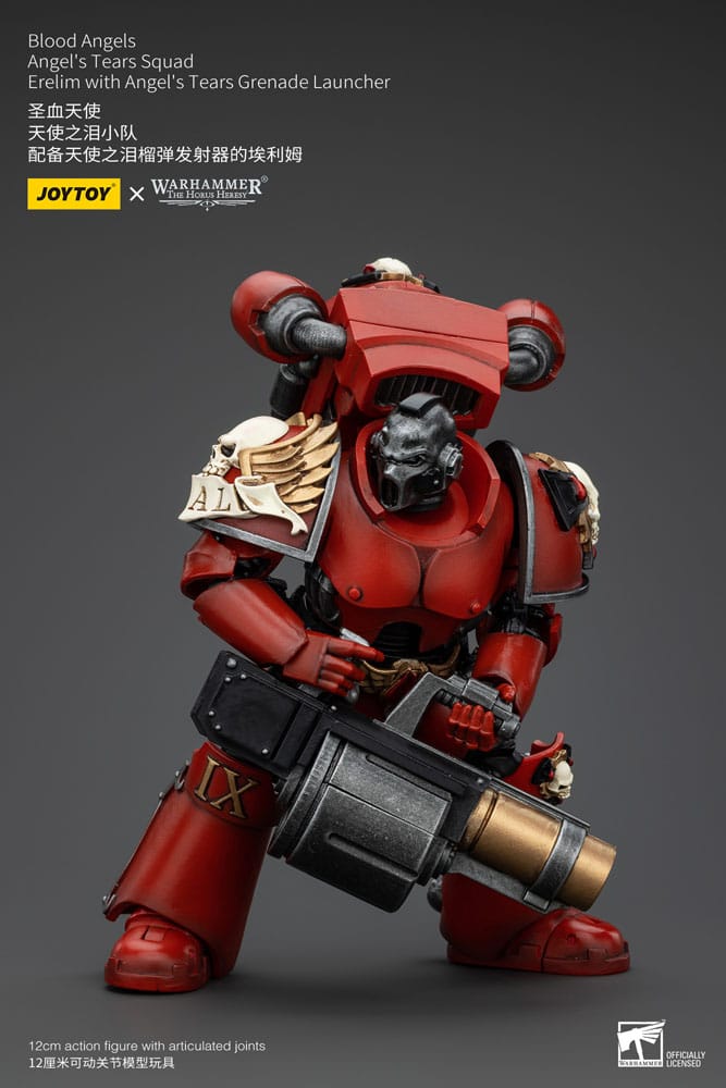 Warhammer The Horus Heresy figurine 1/18 Blood Angels Angel's Tears Squad Erelim with Angel's Tears Grenade Launcher 12 cm