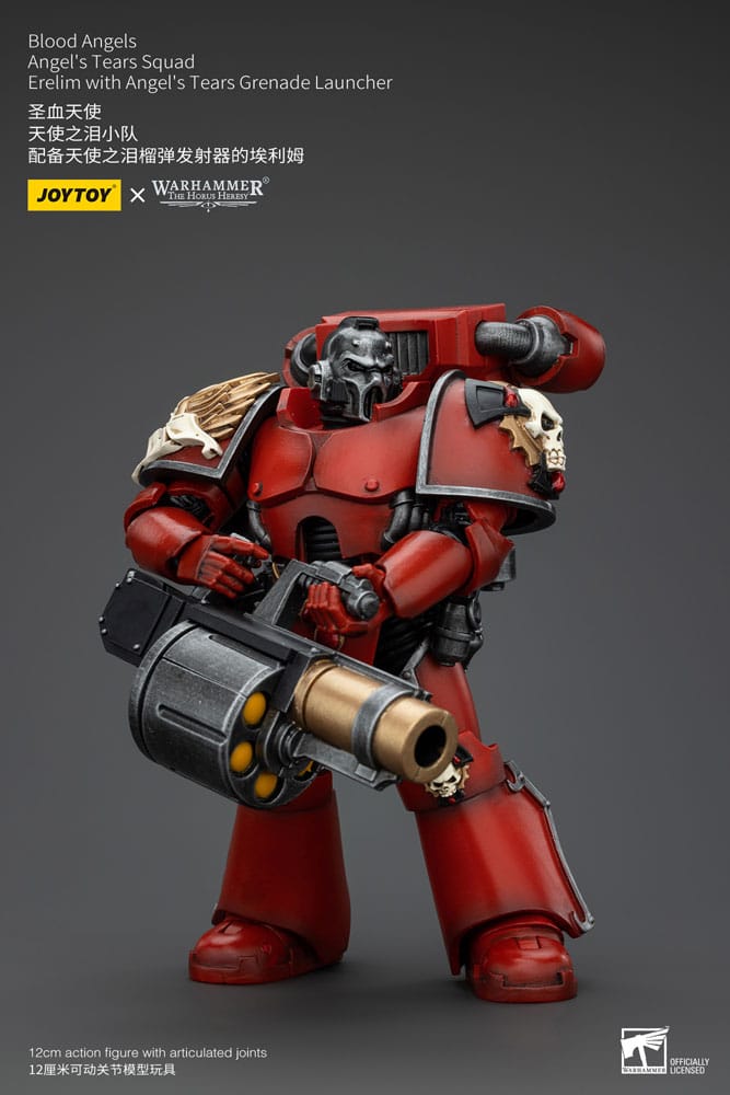 Warhammer The Horus Heresy figurine 1/18 Blood Angels Angel's Tears Squad Erelim with Angel's Tears Grenade Launcher 12 cm