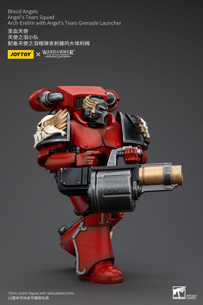 Warhammer The Horus Heresy figurine 1/18 Blood Angels Angel's Tears Squad Arch-Erelim with Angel's Tears Grenade Launcher 12 cm