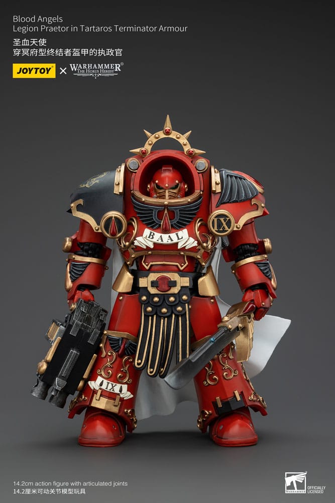 Warhammer The Horus Heresy figurine 1/18 Blood Angels Legion Praetor in Tartaros Terminator Armour 14 cm