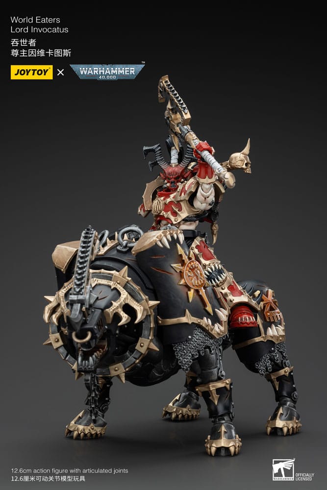Warhammer 40k figurine 1/18 World Eaters Lord Invocatus 13 cm