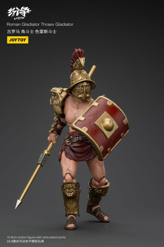 Strife figurine 1/18 Roman Gladiator Thraex Gladiator 11 cm