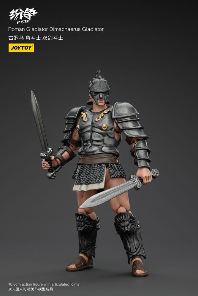 Strife figurine 1/18 Roman Gladiator Dimachaerus Gladiator 11 cm