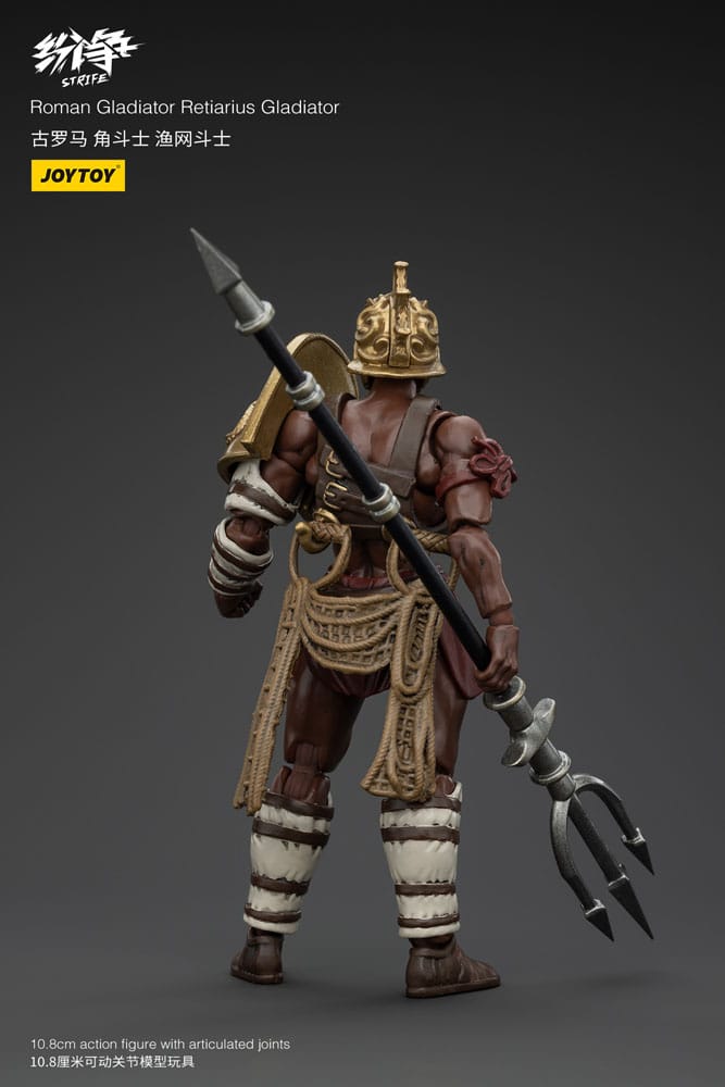 Strife figurine 1/18 Roman Gladiator Retiarius Gladiator 11 cm