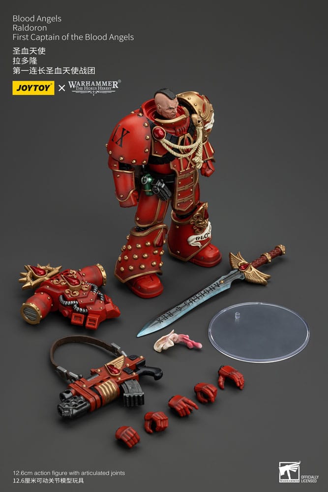 Warhammer The Horus Heresy figurine 1/18 Blood Angels Raldoron First Captain of the Blood Angels 13 cm