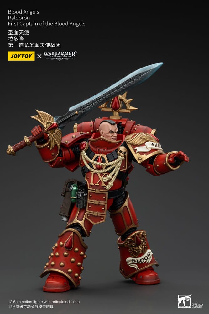 Warhammer The Horus Heresy figurine 1/18 Blood Angels Raldoron First Captain of the Blood Angels 13 cm