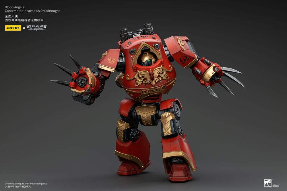 Warhammer The Horus Heresy figurine 1/18 Blood Angels Contemptor-Incaendius Dreadnought 24 cm