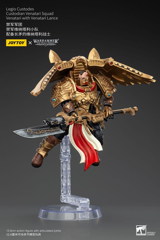 Warhammer The Horus Heresy figurine 1/18 Legio Custodes Custodian Venatari Squad Venatari with Venatari Lance 13 cm