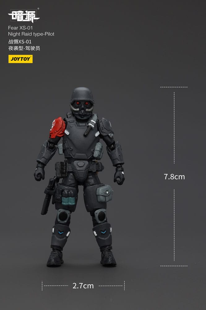 Battle For the Stars figurine Fear XS-01 Night Raid type-Pilot 12 cm